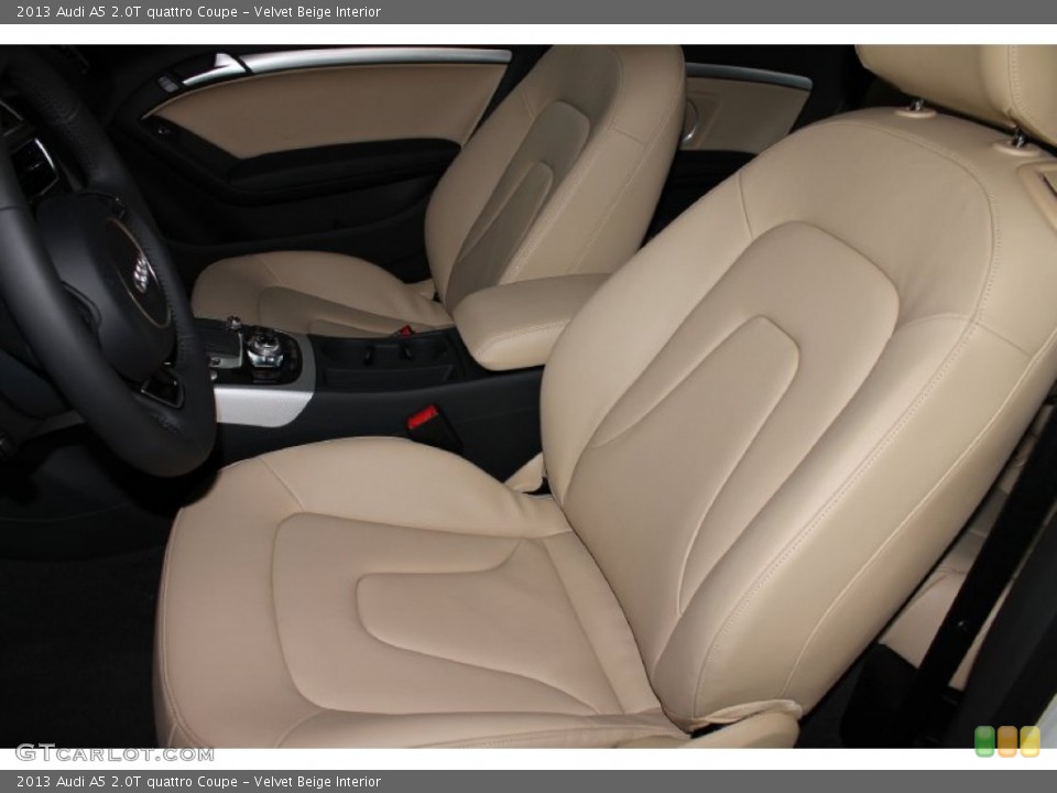 Velvet Beige Interior Front Seat for the 2013 Audi A5 2.0T quattro Coupe #80706383