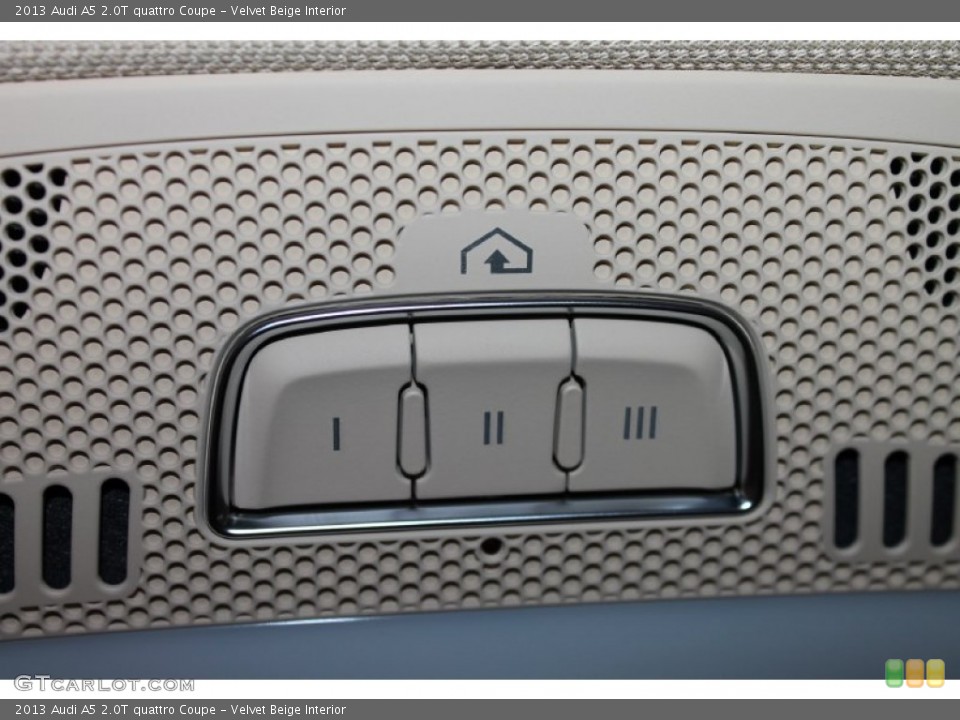 Velvet Beige Interior Controls for the 2013 Audi A5 2.0T quattro Coupe #80706490