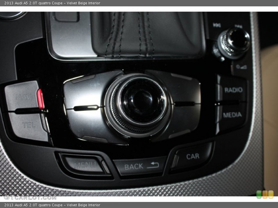 Velvet Beige Interior Controls for the 2013 Audi A5 2.0T quattro Coupe #80706628