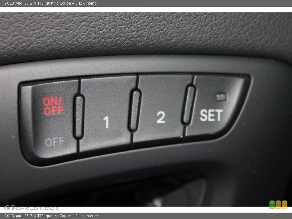 Black Interior Controls for the 2013 Audi S5 3.0 TFSI quattro Coupe #80708705
