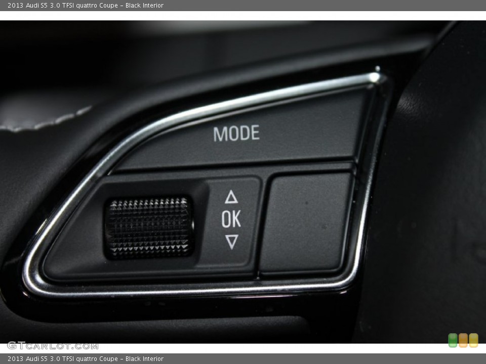 Black Interior Controls for the 2013 Audi S5 3.0 TFSI quattro Coupe #80708987