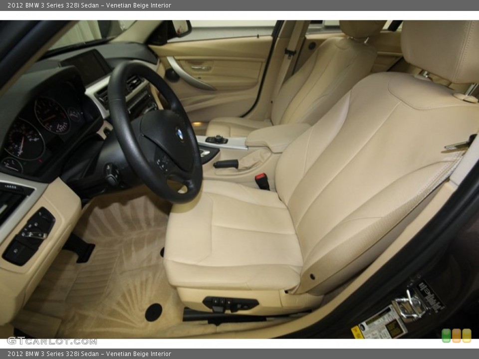 Venetian Beige Interior Photo for the 2012 BMW 3 Series 328i Sedan #80709821