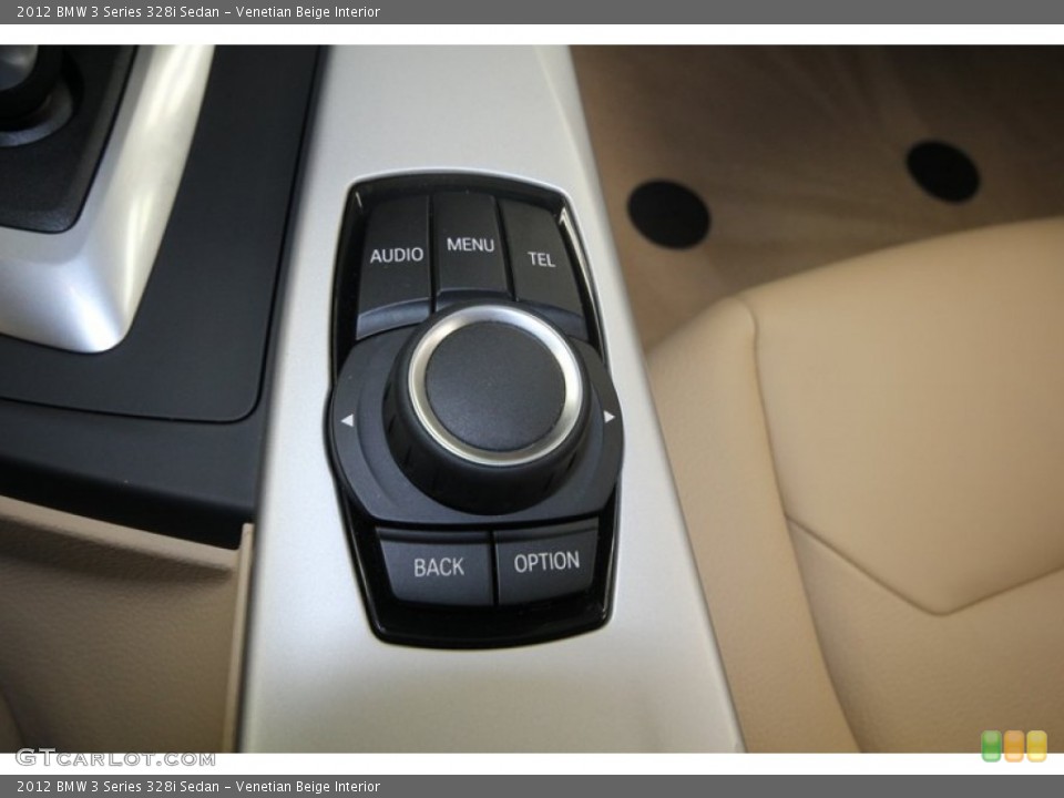 Venetian Beige Interior Controls for the 2012 BMW 3 Series 328i Sedan #80710151