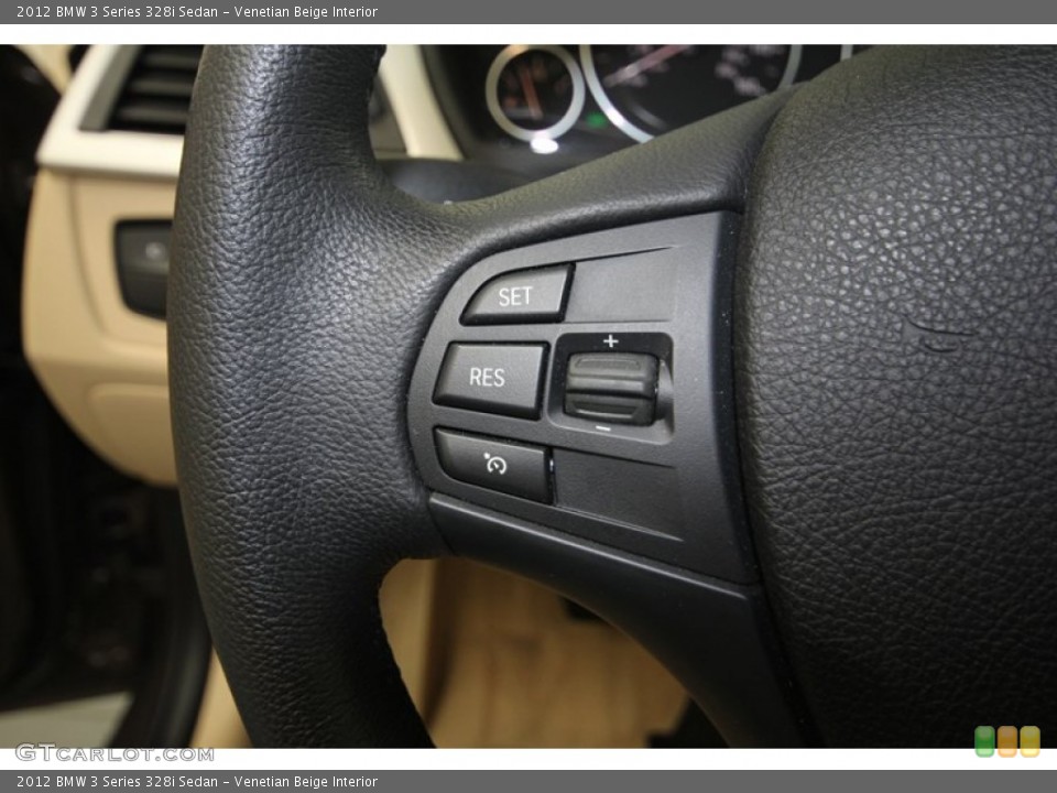 Venetian Beige Interior Controls for the 2012 BMW 3 Series 328i Sedan #80710211