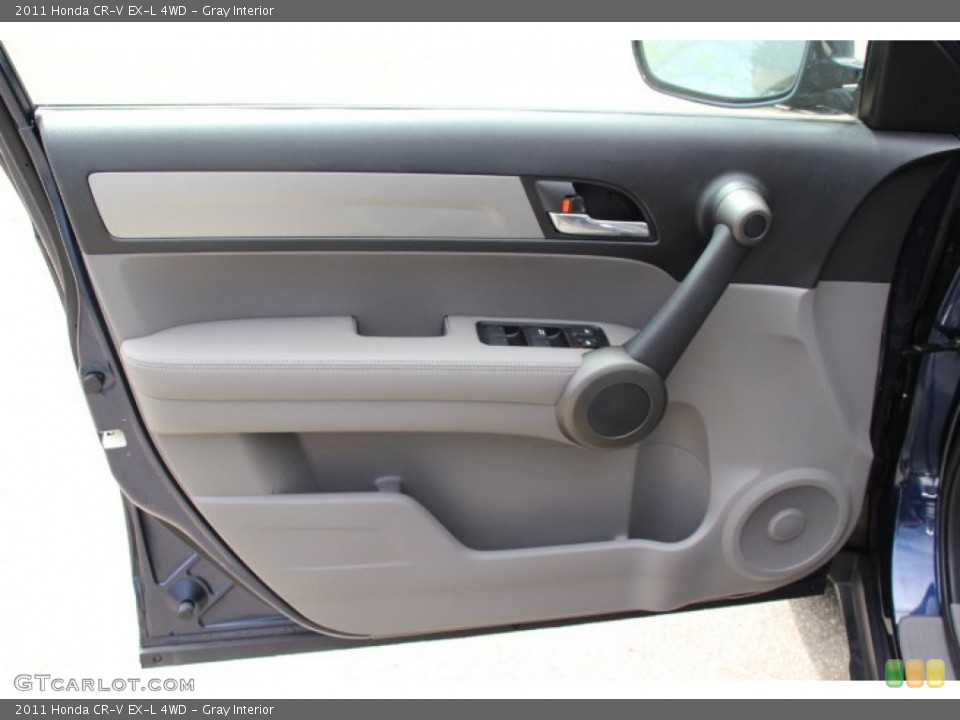 Gray Interior Door Panel for the 2011 Honda CR-V EX-L 4WD #80710715