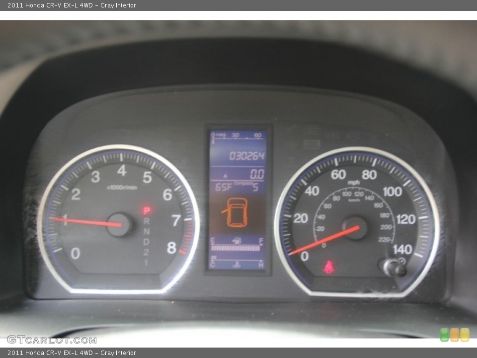 Gray Interior Gauges for the 2011 Honda CR-V EX-L 4WD #80710818
