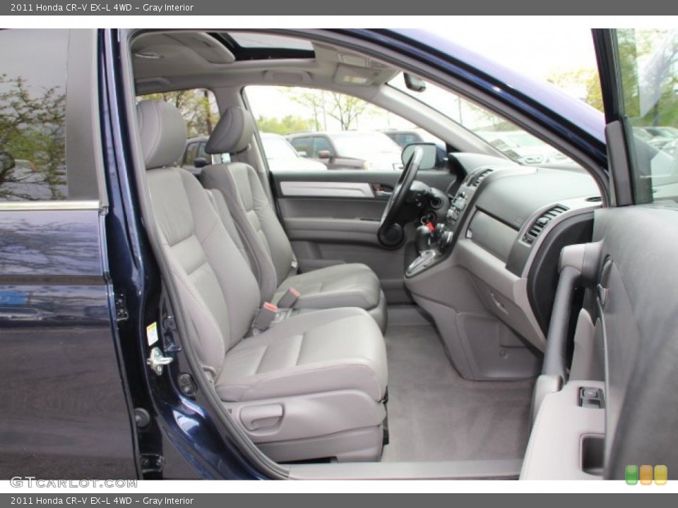Gray Interior Front Seat for the 2011 Honda CR-V EX-L 4WD #80710922