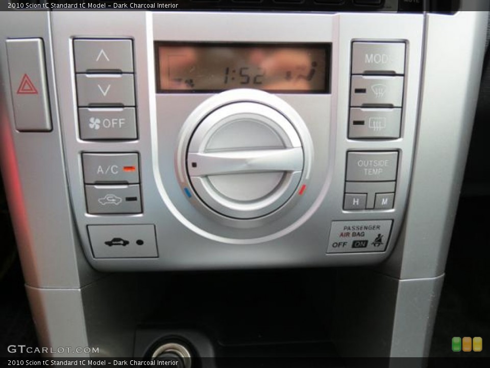 Dark Charcoal Interior Controls for the 2010 Scion tC  #80711094