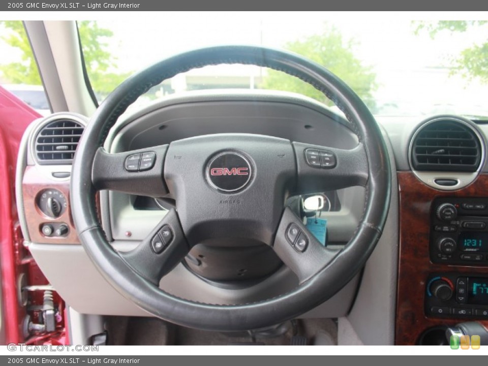 Light Gray Interior Steering Wheel for the 2005 GMC Envoy XL SLT #80711759