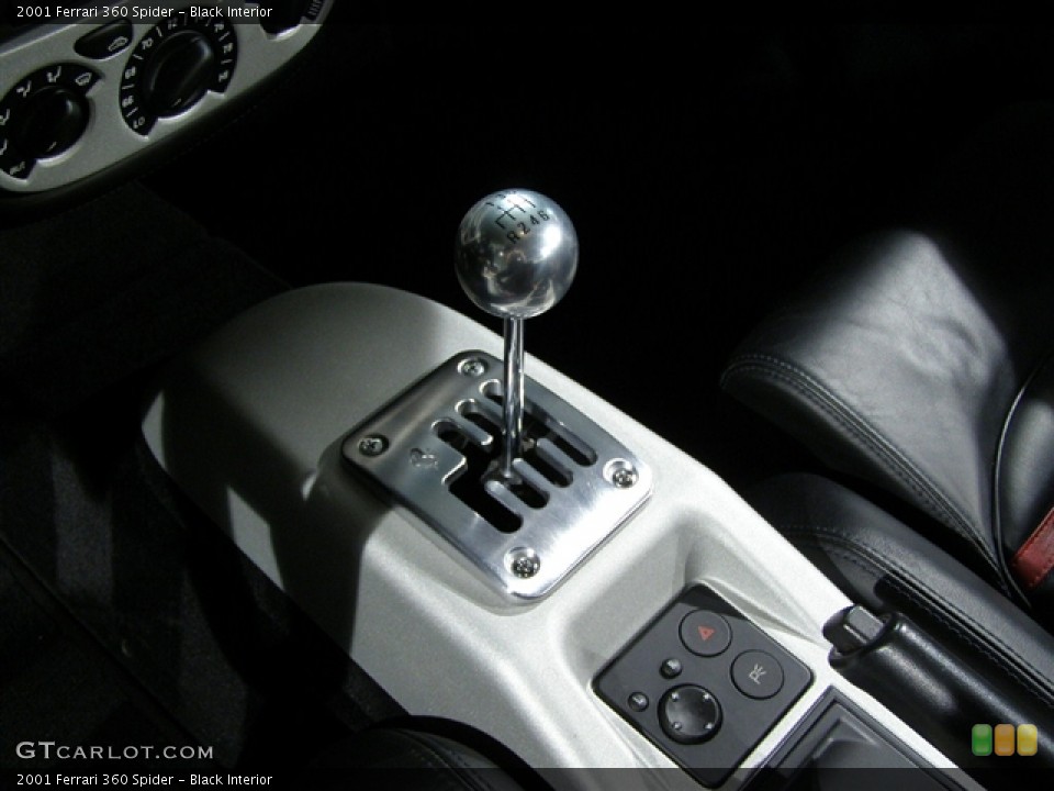 Black Interior Transmission for the 2001 Ferrari 360 Spider #80712