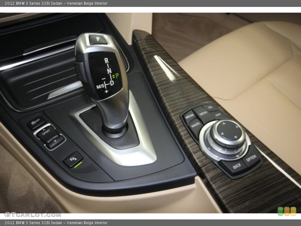 Venetian Beige Interior Transmission for the 2012 BMW 3 Series 328i Sedan #80712268