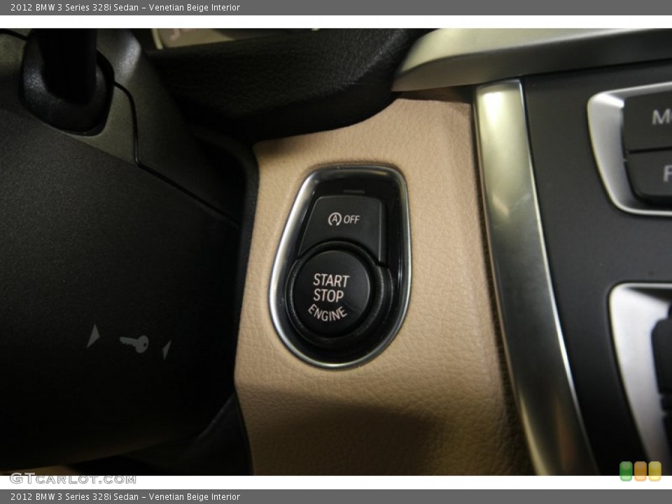 Venetian Beige Interior Controls for the 2012 BMW 3 Series 328i Sedan #80712319