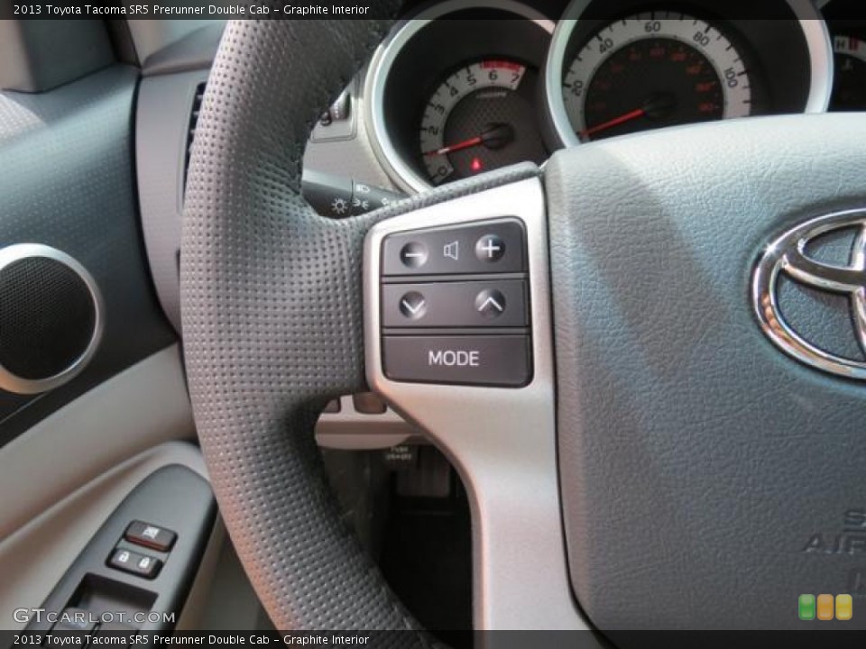 Graphite Interior Controls for the 2013 Toyota Tacoma SR5 Prerunner Double Cab #80712569