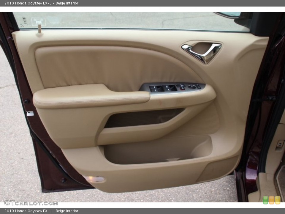 Beige Interior Door Panel for the 2010 Honda Odyssey EX-L #80712587