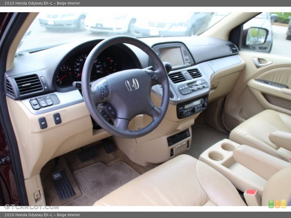 Beige Interior Prime Interior for the 2010 Honda Odyssey EX-L #80712602