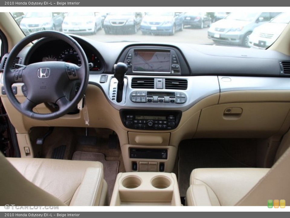 Beige Interior Dashboard for the 2010 Honda Odyssey EX-L #80712619