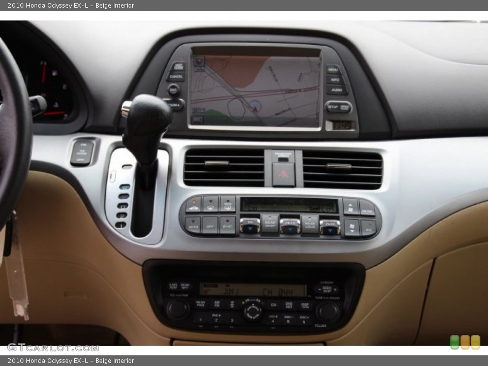 Beige Interior Controls for the 2010 Honda Odyssey EX-L #80712634