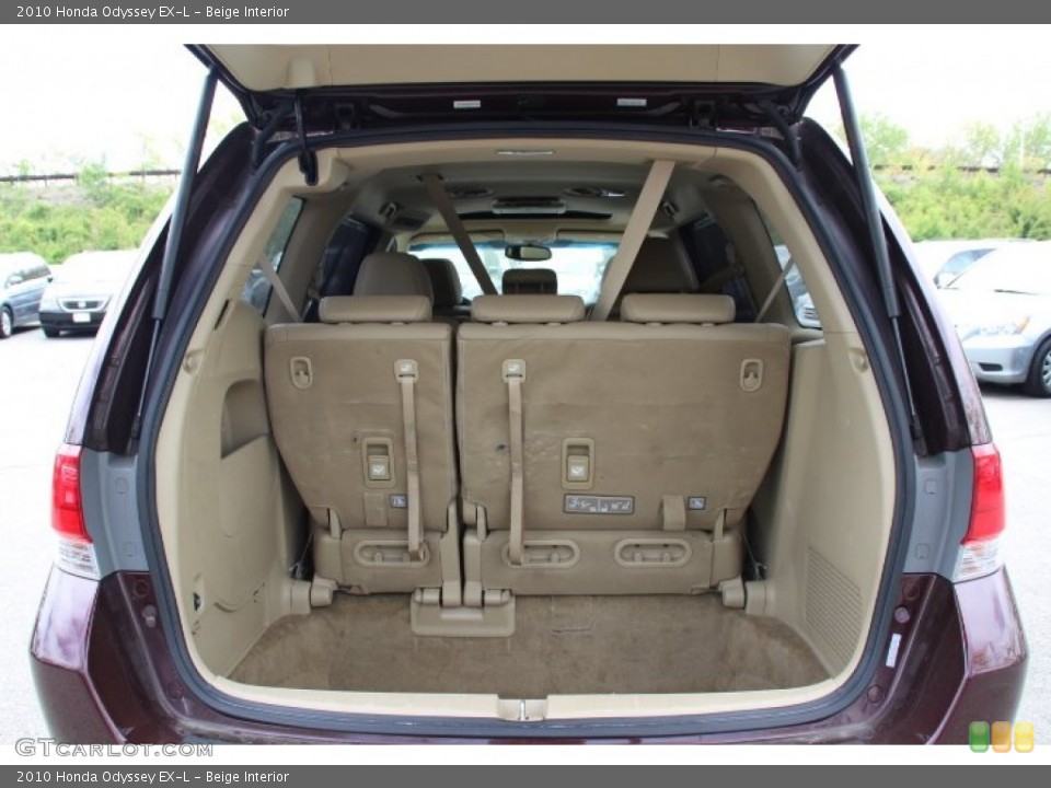 Beige Interior Trunk for the 2010 Honda Odyssey EX-L #80712689