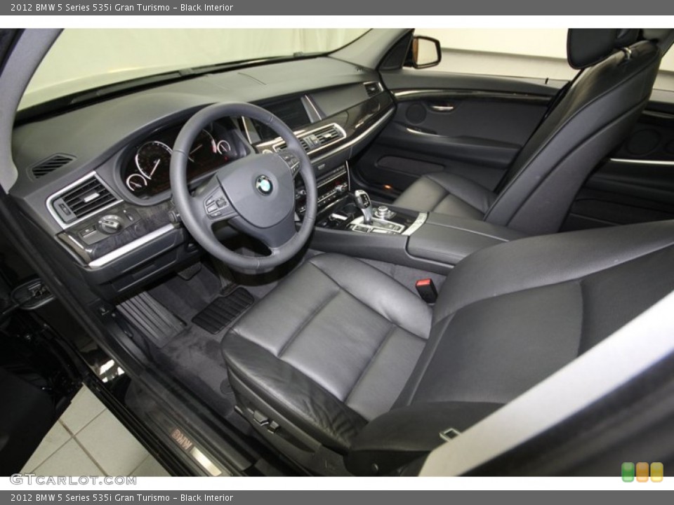 Black Interior Prime Interior for the 2012 BMW 5 Series 535i Gran Turismo #80713463