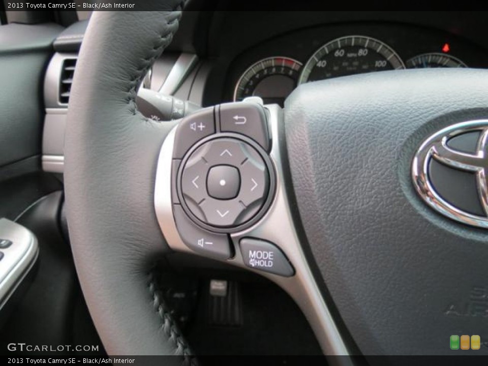 Black/Ash Interior Controls for the 2013 Toyota Camry SE #80715249