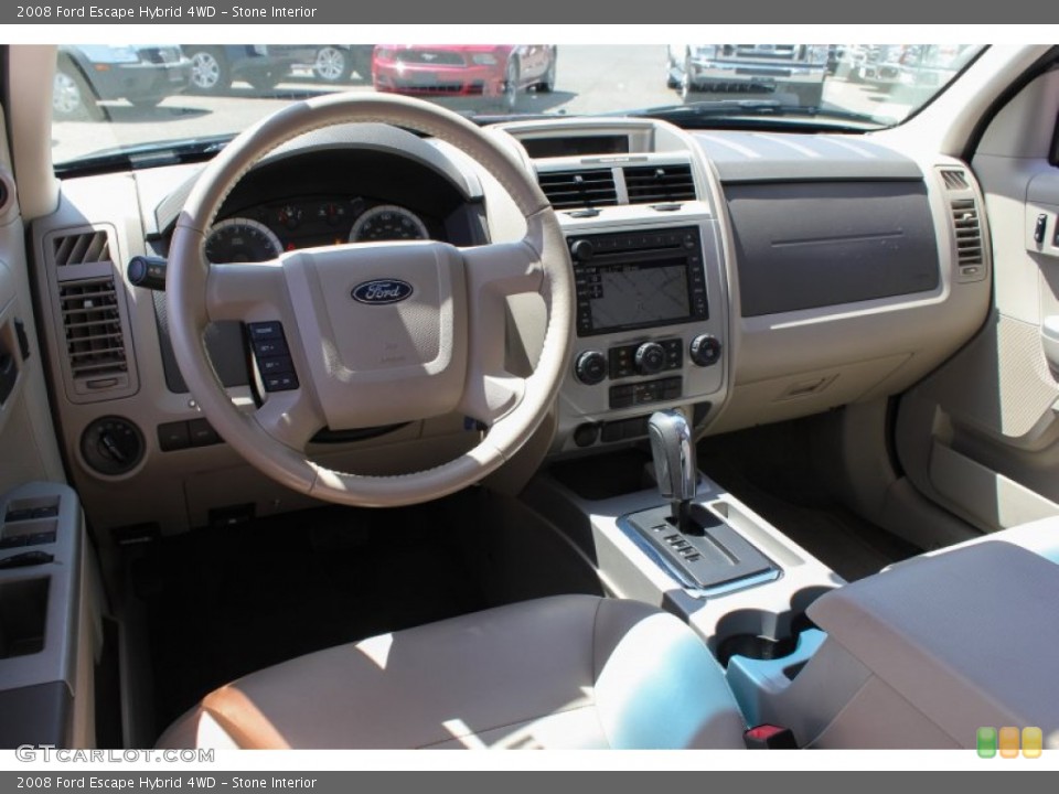 Stone Interior Dashboard for the 2008 Ford Escape Hybrid 4WD #80715296