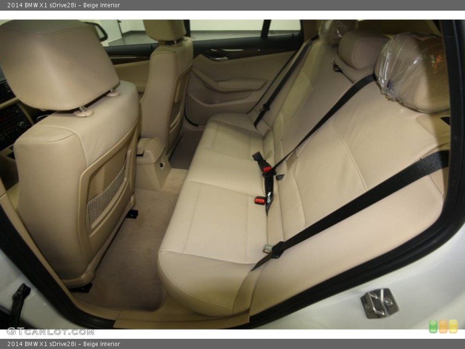 Beige Interior Rear Seat for the 2014 BMW X1 sDrive28i #80715683