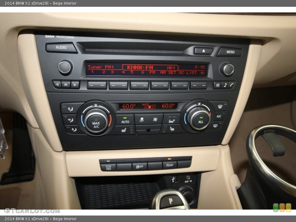 Beige Interior Controls for the 2014 BMW X1 sDrive28i #80715766
