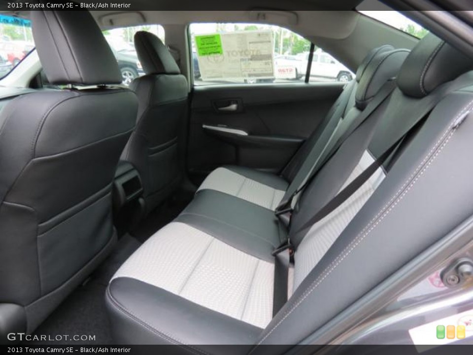 Black/Ash Interior Rear Seat for the 2013 Toyota Camry SE #80715791