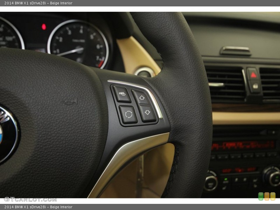 Beige Interior Controls for the 2014 BMW X1 sDrive28i #80715851