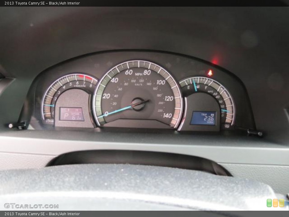 Black/Ash Interior Gauges for the 2013 Toyota Camry SE #80715872