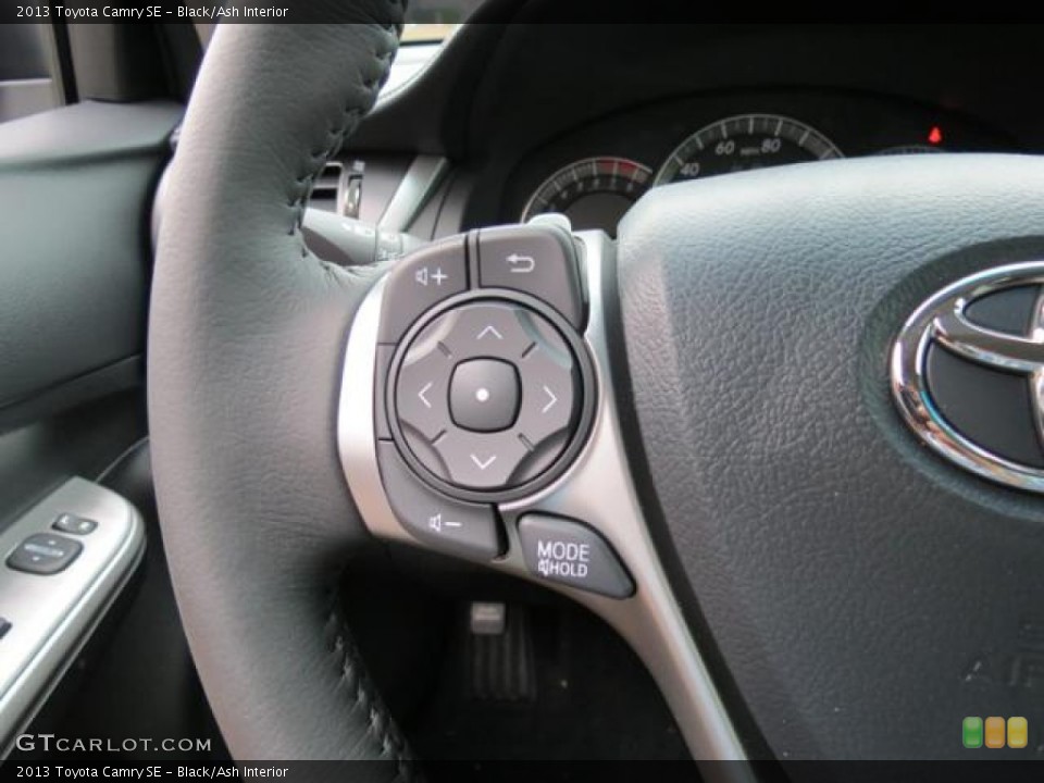 Black/Ash Interior Controls for the 2013 Toyota Camry SE #80715923