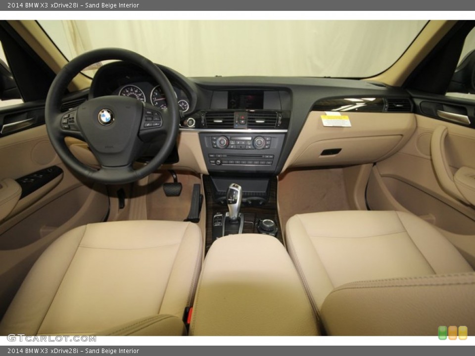 Sand Beige Interior Dashboard for the 2014 BMW X3 xDrive28i #80715992