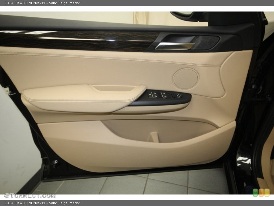 Sand Beige Interior Door Panel for the 2014 BMW X3 xDrive28i #80716124