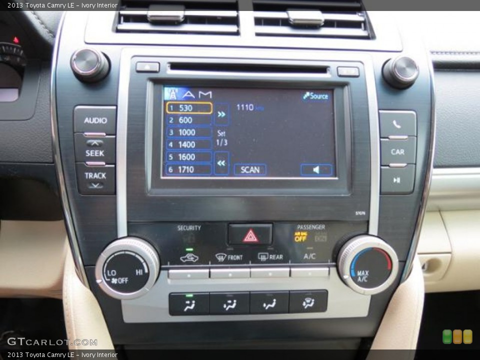 Ivory Interior Controls for the 2013 Toyota Camry LE #80716214