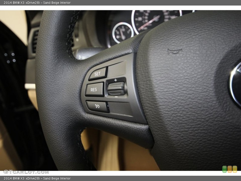 Sand Beige Interior Controls for the 2014 BMW X3 xDrive28i #80716273