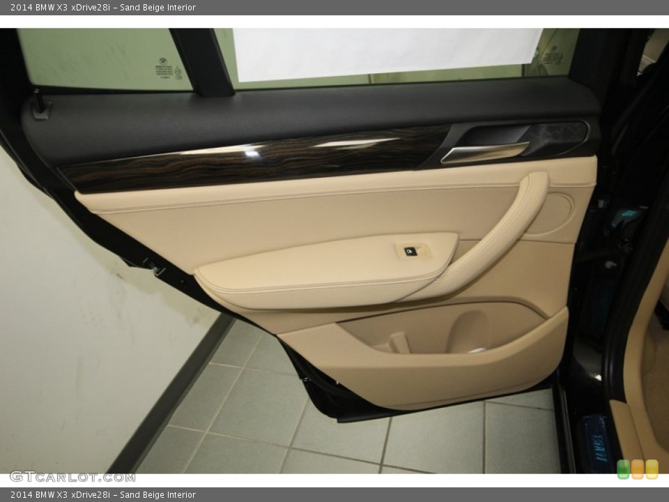 Sand Beige Interior Door Panel for the 2014 BMW X3 xDrive28i #80716319