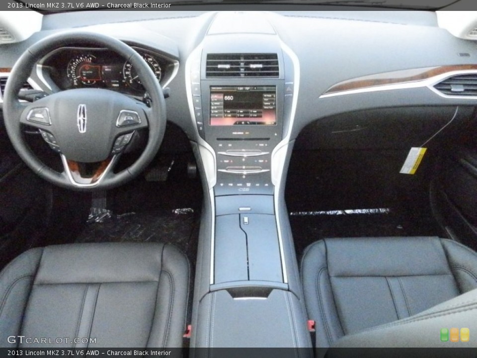 Charcoal Black Interior Dashboard for the 2013 Lincoln MKZ 3.7L V6 AWD #80716424