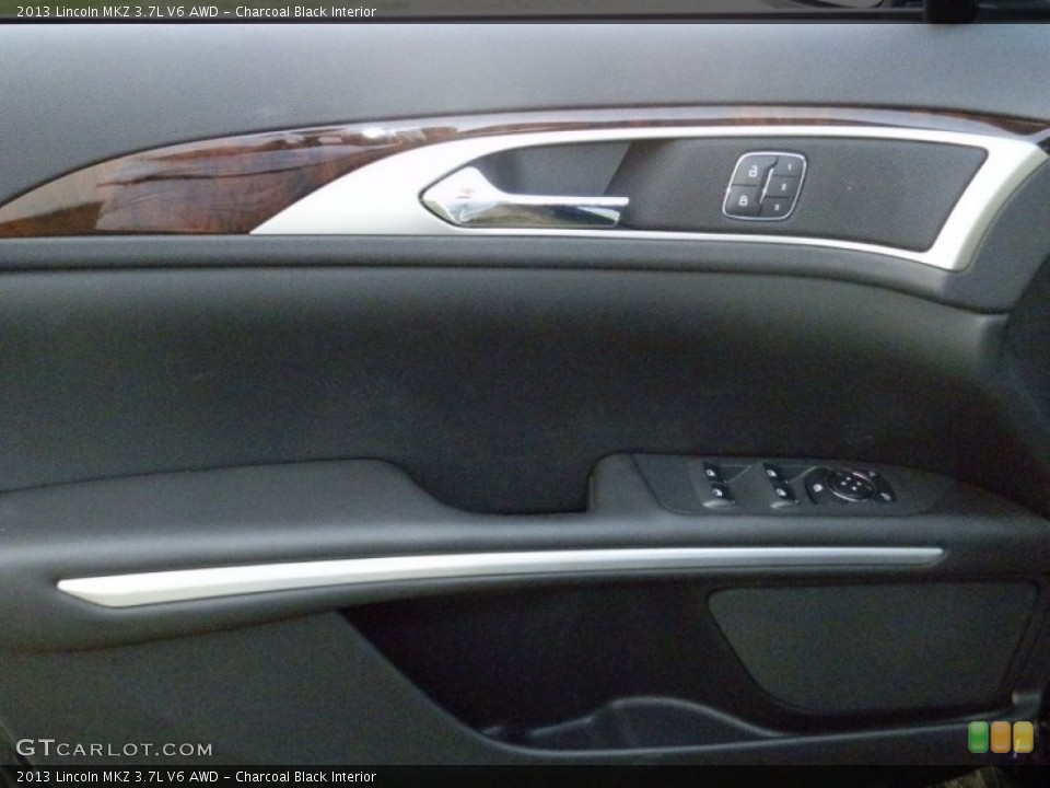 Charcoal Black Interior Door Panel for the 2013 Lincoln MKZ 3.7L V6 AWD #80716439