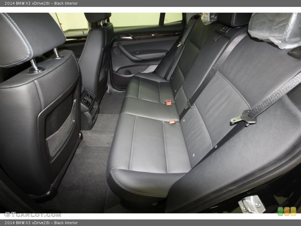Black Interior Rear Seat for the 2014 BMW X3 xDrive28i #80716532