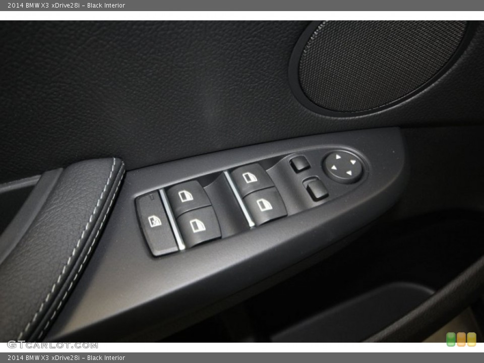 Black Interior Controls for the 2014 BMW X3 xDrive28i #80716559