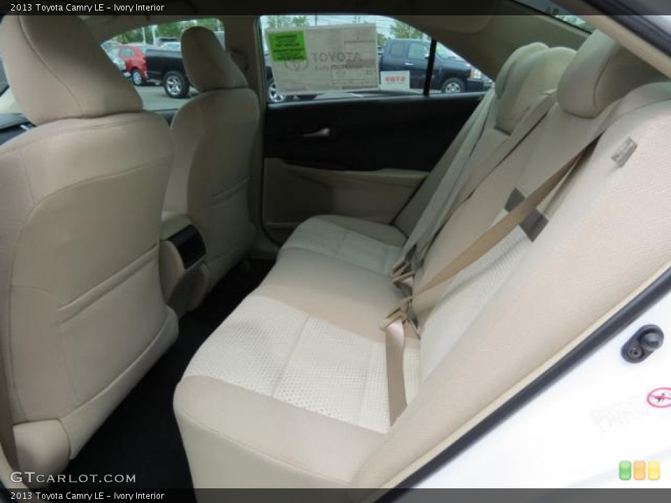 Ivory Interior Rear Seat for the 2013 Toyota Camry LE #80716745