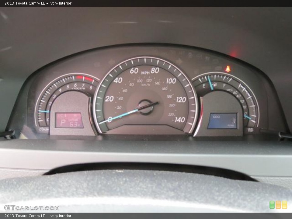 Ivory Interior Gauges for the 2013 Toyota Camry LE #80716829