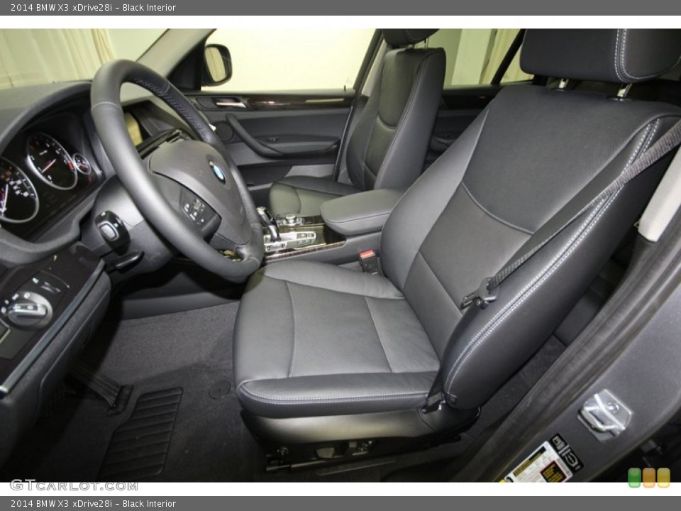 Black Interior Front Seat for the 2014 BMW X3 xDrive28i #80716892