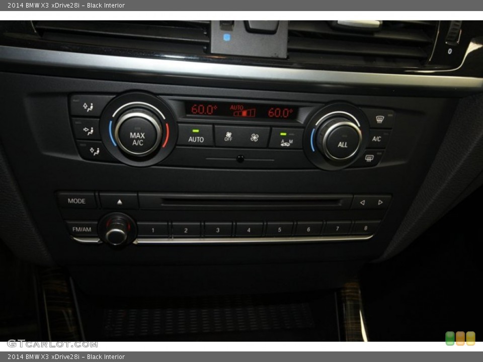 Black Interior Controls for the 2014 BMW X3 xDrive28i #80717129