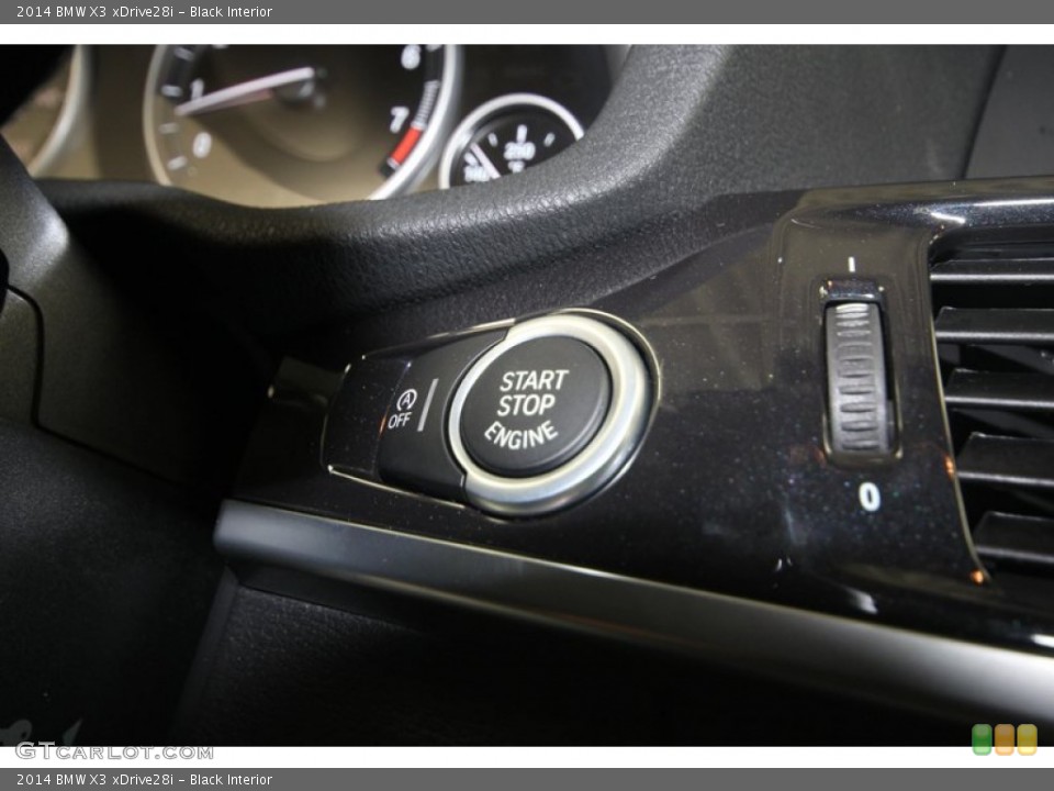 Black Interior Controls for the 2014 BMW X3 xDrive28i #80717193