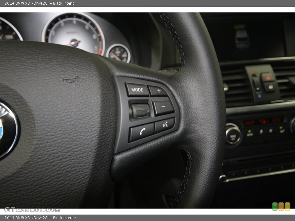 Black Interior Controls for the 2014 BMW X3 xDrive28i #80717210