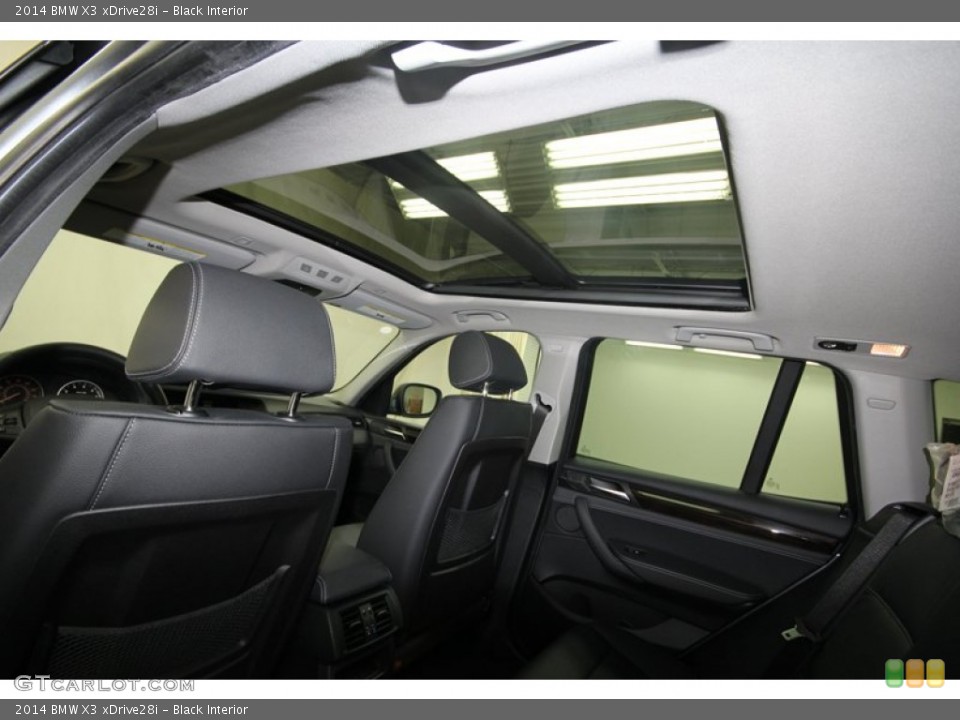 Black Interior Sunroof for the 2014 BMW X3 xDrive28i #80717267