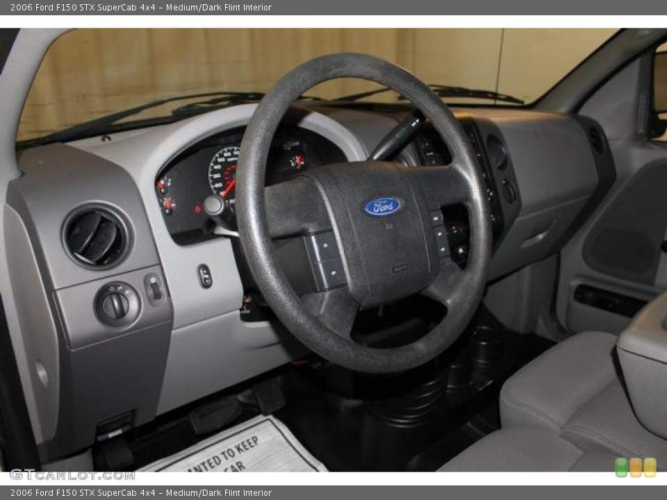 Medium/Dark Flint Interior Steering Wheel for the 2006 Ford F150 STX SuperCab 4x4 #80717519