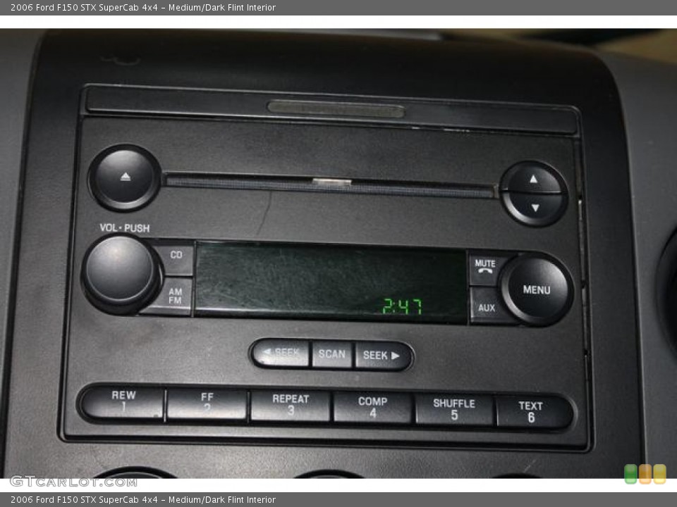 Medium/Dark Flint Interior Audio System for the 2006 Ford F150 STX SuperCab 4x4 #80717696