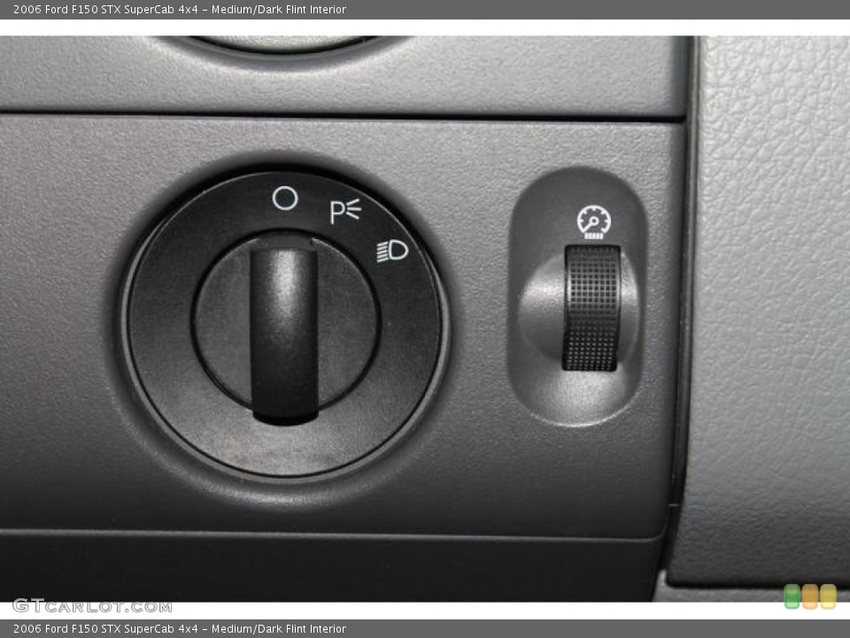 Medium/Dark Flint Interior Controls for the 2006 Ford F150 STX SuperCab 4x4 #80717773